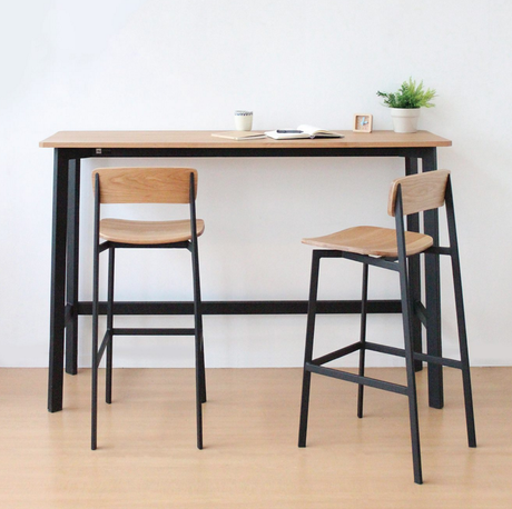 FLO - Angle Stool with Back Rest