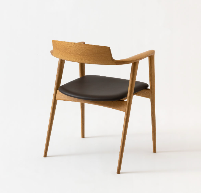 HIDA Sangyo - SEOTO Chair with Arm (upholstered seat)