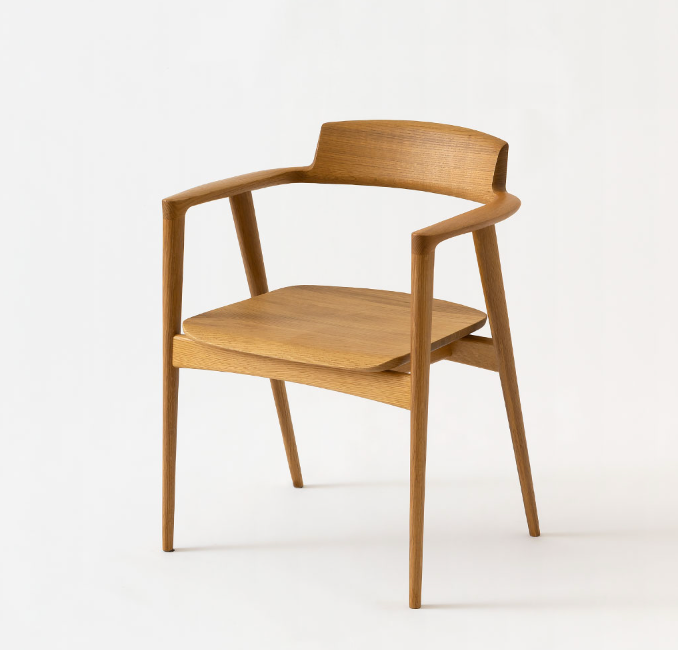 HIDA Sangyo - SEOTO Chair with Arm (upholstered seat)