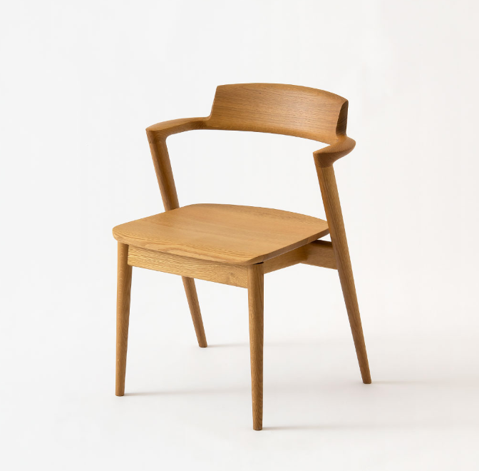 HIDA Sangyo - SEOTO Semi Arm Chair (upholstered seat)