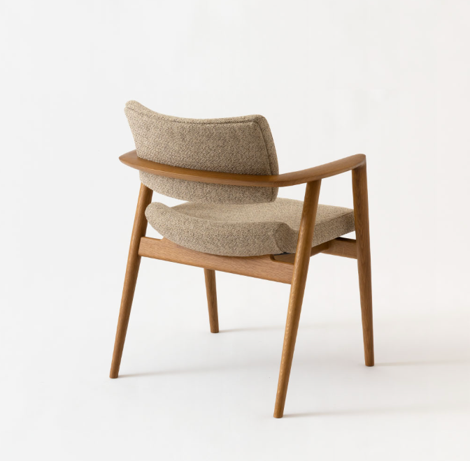 HIDA Sangyo - SEOTO-EX Chair with Arm (upholstered seat)