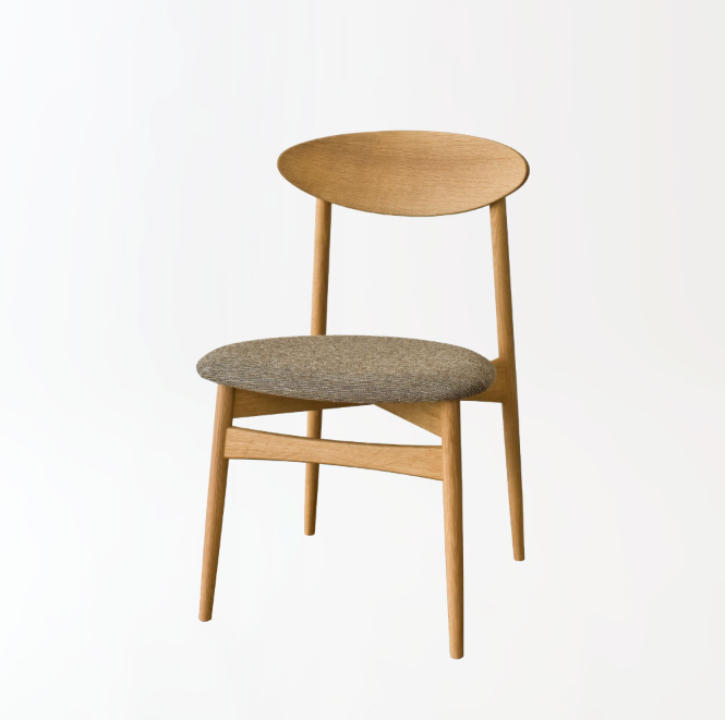HIDA Sangyo - Standard Collection Chair (upholstered seat)