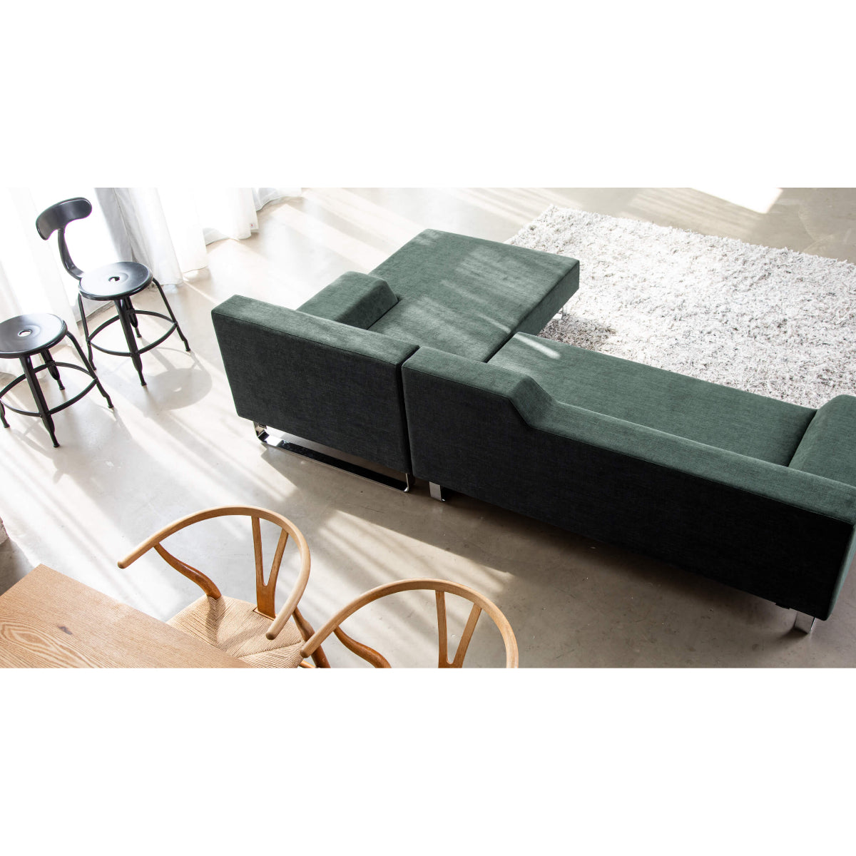 FLANNEL Sofa - SIESTA Sofa (1-Seater Long, 90cm)