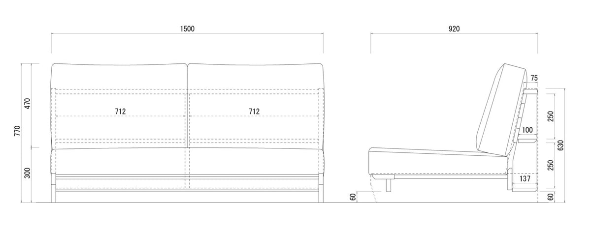 Hotta Woody - Allier Low Type Sofa