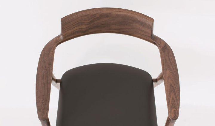 HIDA Sangyo - SEOTO Chair with Arm (upholstered seat) High Type