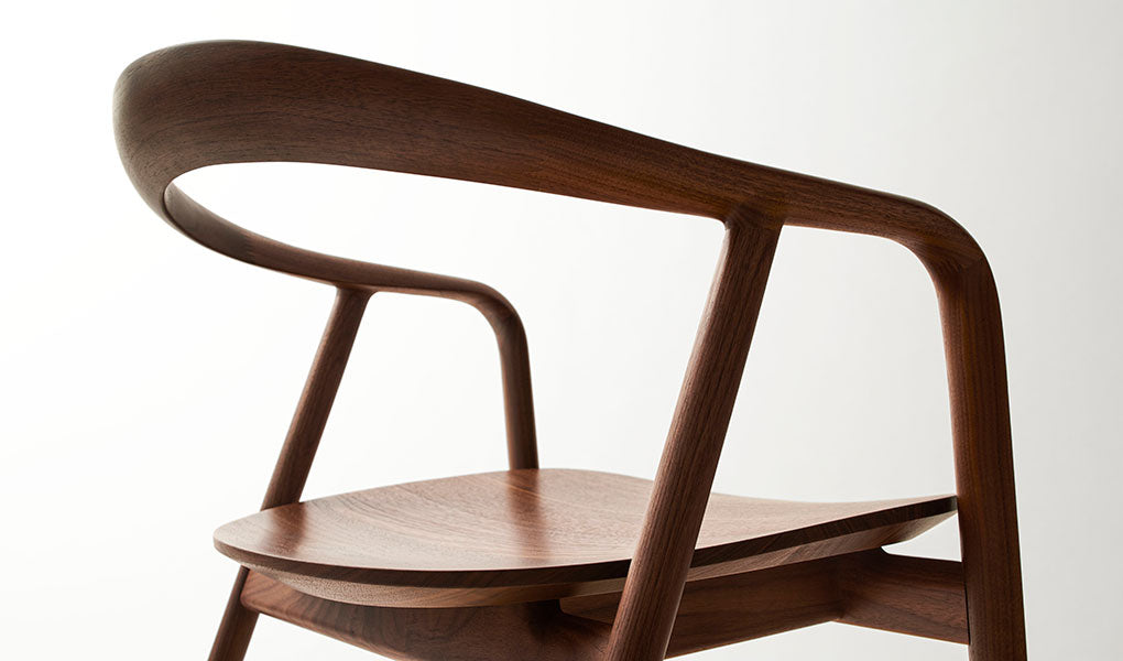 HIDA Sangyo - Kumahida Chair with Arm (upholstered seat)