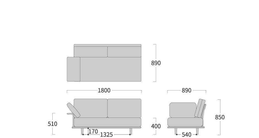 shirakawa - Tres Rapt Sofa