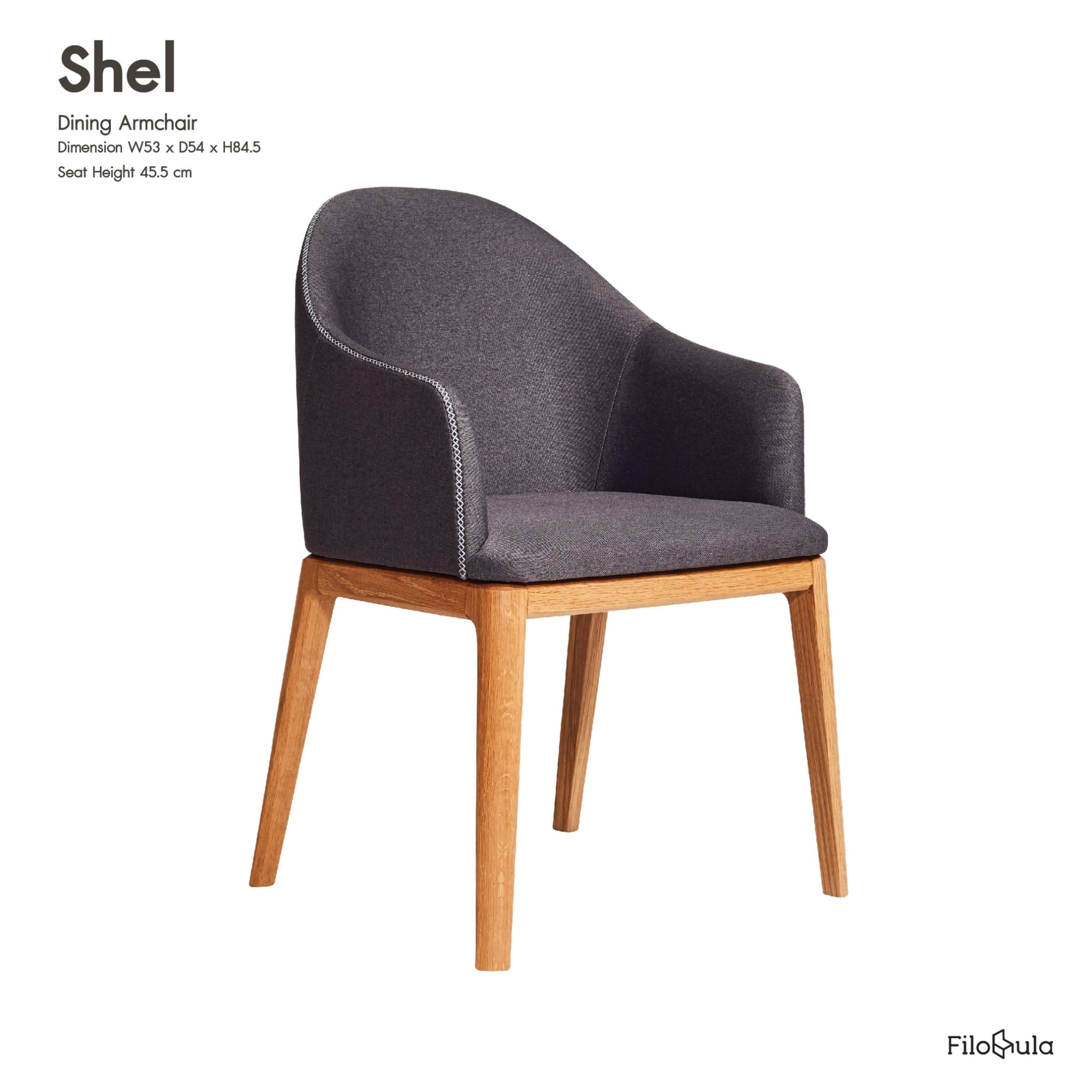 Filobula - Shel Dining Armchair